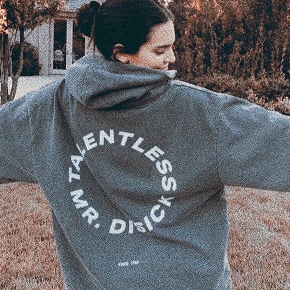 Womens Grey Talentless Hoodie 